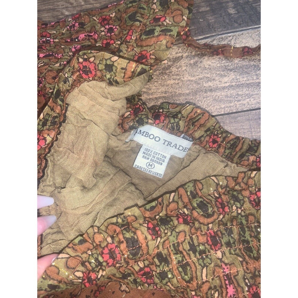 Cottagecore Y2k Prairie Rhinestone Fairycore Boho Skirt summer festival sparkle - Picture 7 of 7